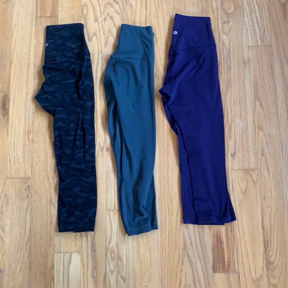 3 Piece Bundle of Lululemon Align Leggings
